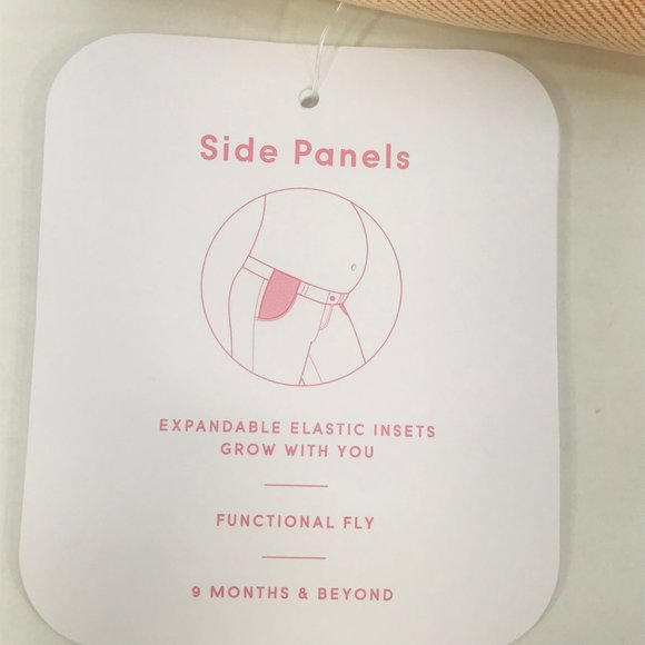 Isabel Maternity Ingrid/Isabel Women's Size 6 Side Panel Brown Carpenter Short - Picture 3 of 16